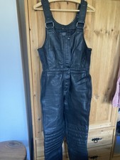 Hein Gericke Motorrad Hose,Latzhose Damen,Lederhose,Gr.38,Voll-Leder,w.neu..