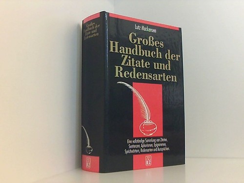 Grosses handbuch der zitate - grosses,
