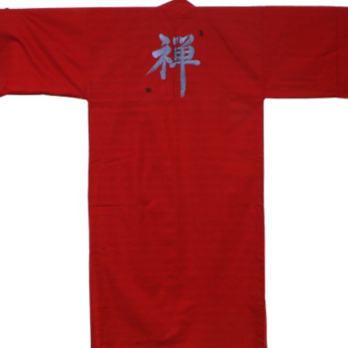 Bestickter kimono zen rot - kimono, "zen"