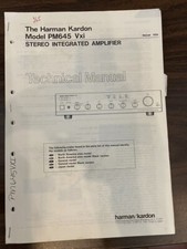 HARMAN KARDON PM64VXi Service