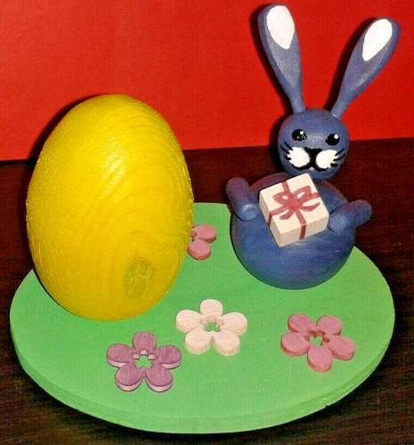 Hase osterhase mit deko - osterhase,