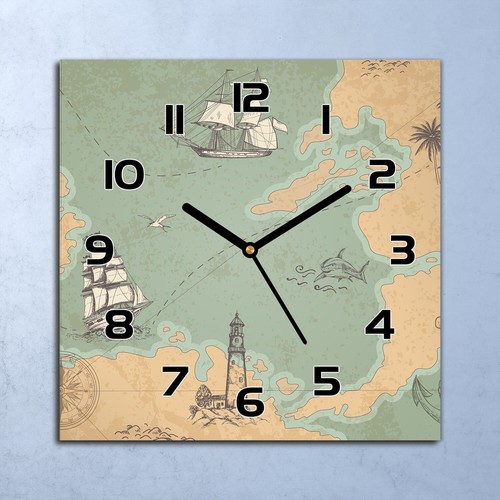 Wanduhr echt glas - wanduhr, echt-glas-küchenuhr