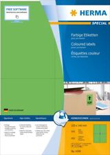 Etiketten A4 grün 105x148 mm