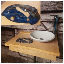 Ahorn Epoxidharz Massivholz