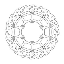 Bremsscheibe schwimmend Moto