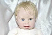 Schöne Original Baby Puppe von Laura Tuzio-Ross 2005  - Künstlerpuppe