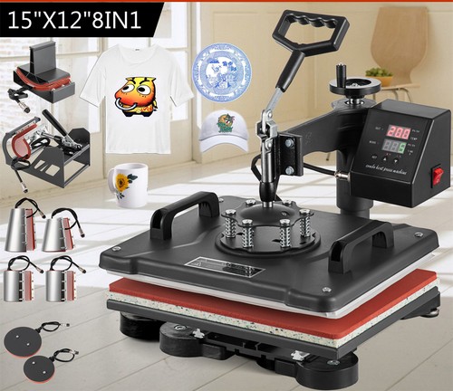 8in1 38x30cm hitzepresse - hitzepresse, heat
