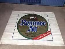 Alte LKW Plane Banner Bier Werbung " Remmer Alt " 157 x 190 cm 50er 60er 70er