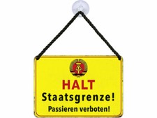 Kulthänger Blechschild DDR