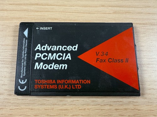 Toshiba advanced pcmcia modem - pcmcia,