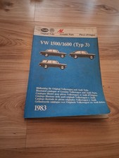 vw 1500 1600 Typ 3 Bildkatalog