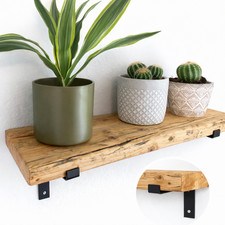 Wandregal Altholz schwebend