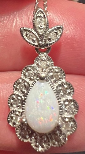 Opal diamanten 14k - diamanten,