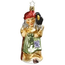 Christbaumschmuck Glas Hexe Baba Jaga Weihnachtskugeln Weihnachtsbaum Märchen