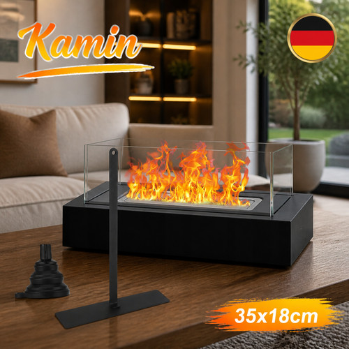 Freistehend ethanol kamin - freistehend,