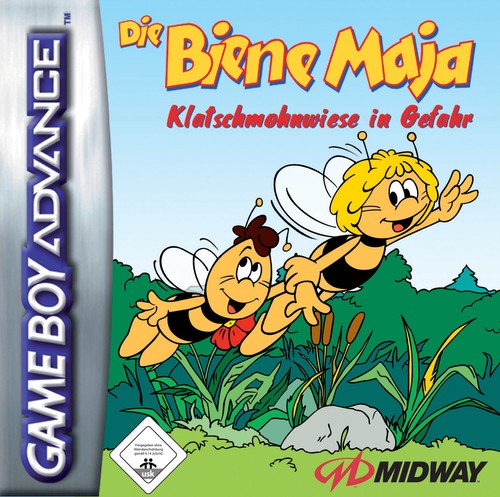 Biene maja klatschmohnwiese - maja:,