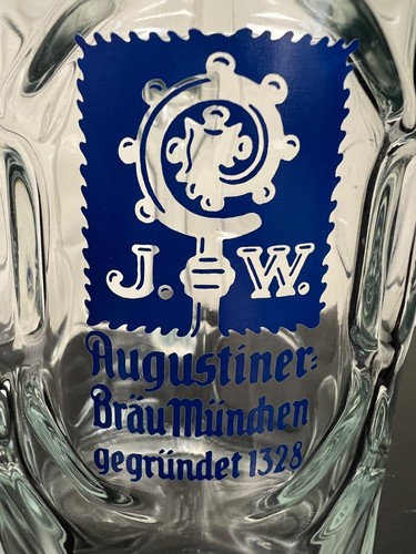 Alter bierkrug augustiner - bierkrug, l