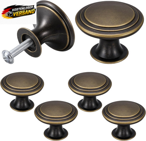 Vintage möbelknöpfe set - möbelknöpfe,