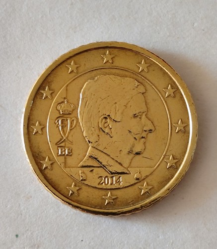 Cent münze belgien - 50,