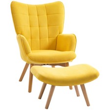 Ohrensessel mit hocker - mit,