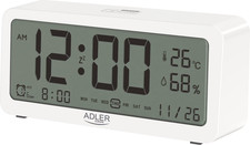 Adler AD 1195w digital Wecker batteriebetrieben - minimal gebraucht #2455