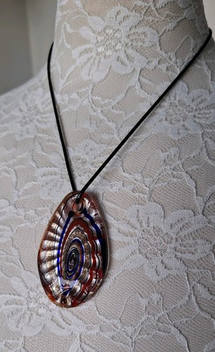 Murano glas halskette vintage - murano,