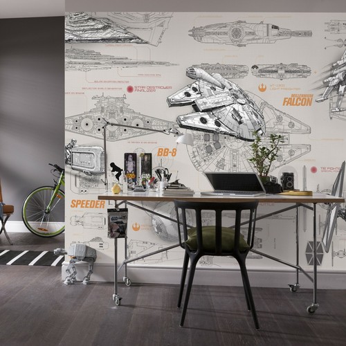 Star wars papiertapete - star,