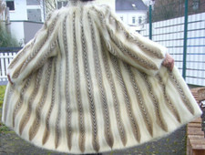 Kohinoor, Black Cross, Nerz, Nerzmantel, weiß/ beige/braun, Gr. 38/40/42