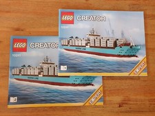 Original Bauanleitung / Instruction - LEGO 10241 Maersk Line Triple-E, neuwertig