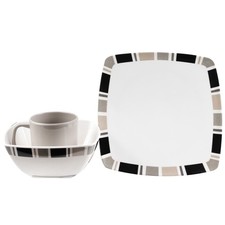 4 Personen 12tlg Camping Picknick Geschirrset Melamin Campinggeschirr B-Ware