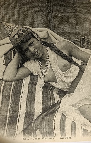 Alte postkarte ethnografisch - postkarte,
