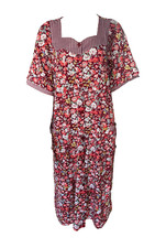 Damen Schürzenkleid Hauskleid