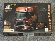 Italeri 3897 - Scania R730 V8 Black Amber Truck Modellbausatz 1:24 - Neu / OVP