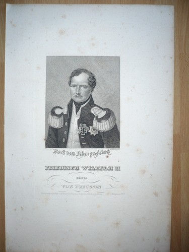 Friedrich wilhelm iii gravur - wilhelm,