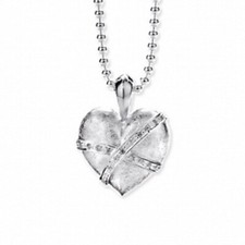 Herz Anhänger Silber ohne