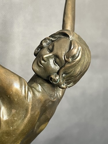 Antike bronze statue tänzerin - bronze,