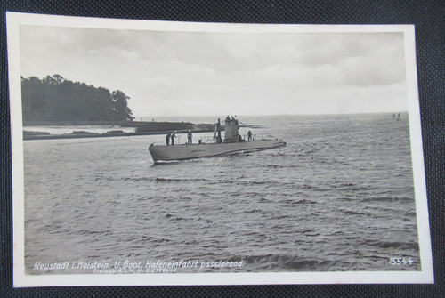 Alte postkarte unterseeboot - postkarte,