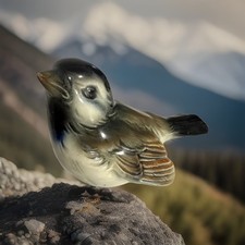 Porzellan Goebel, Vogel, Spatz o. Meise 