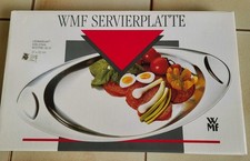 WMF Servierplatte Cromargan, oval, 37 x 22 cm groß - ungenutzt in OVP
