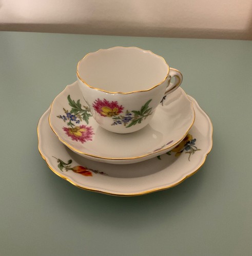 Meissen mokka set 3 - set,,