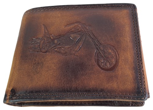 Echt leder geldbeutel motorrad - echt,