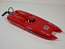 Amewi 26070 Adventure Rc Rennkatamaran 30KM/H Rot Rc Boot Speedboat 2.4Ghz