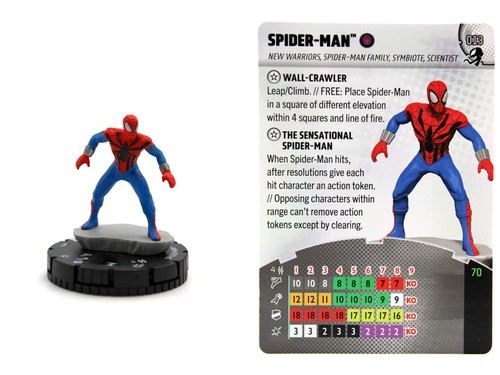 Heroclix 013 spider man - heroclix,