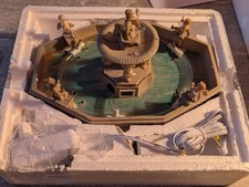 Weihnachtsdorf Lemax Fontäne / Brunnen | Winter Landschaft Deko XMas Weihnachten