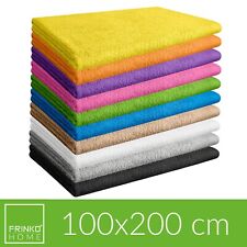 Saunatuch Strandtuch XXL 100x200 cm 500g/m² Walkfrottee Strandlaken