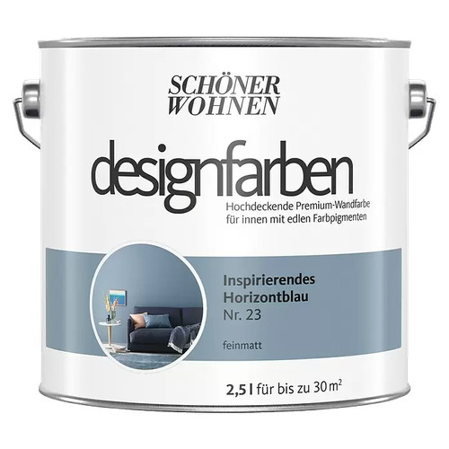 Wandfarbe designfarbe blau - wandfarbe,