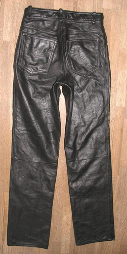 Raberg schmale lederjeans - schmale,