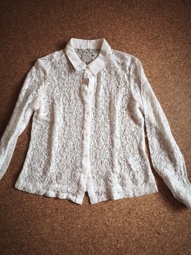 Damen bluse spitze - bluse, 40