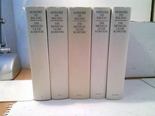 Konvolut: 5 Bände (von12) Die menschliche Komödie de Balzac, Honoré: