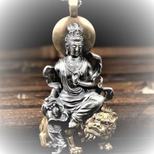 Buddha Anhänger/Buddhismus/Löwen Buddha/Wächter Gott Guanyin